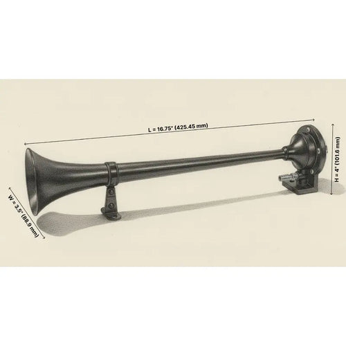 High-Powered Electric Air Horn – Loud, Professional & Plug & Play