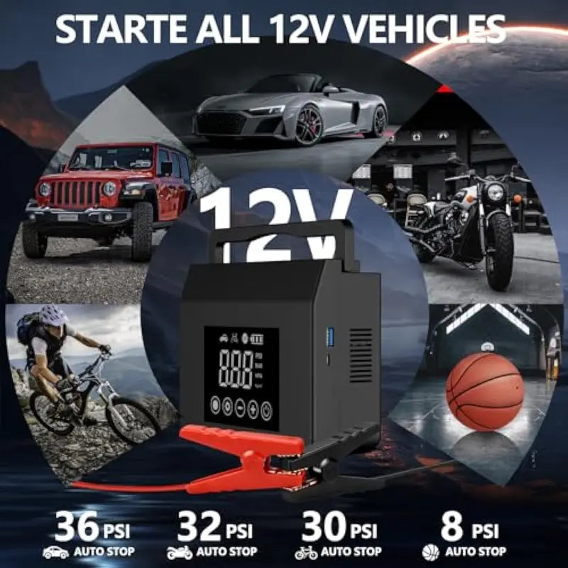 Hieha 4000A All-in-One Car Jump Starter