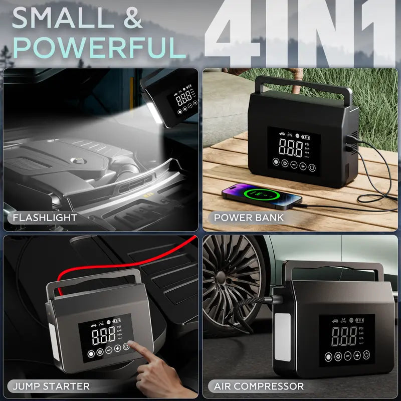 Hieha 4000A All-in-One Car Jump Starter