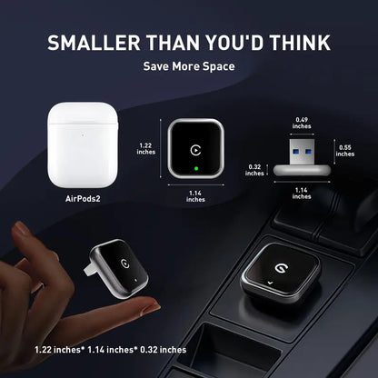 Wireless CarPlay · Faster · Lag-Free