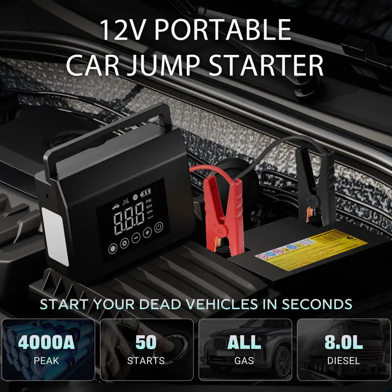 Hieha 4000A All-in-One Car Jump Starter