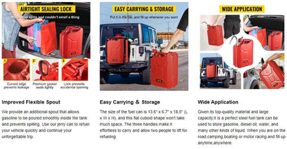 VEVOR Portable Steel Fuel Storage Solution