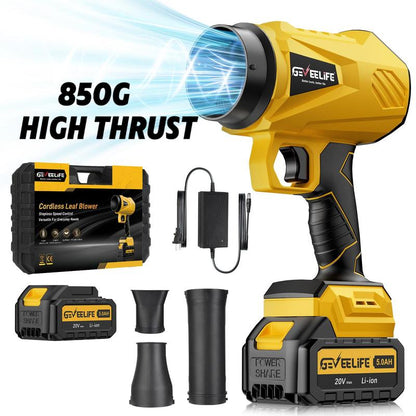GEVEELIFE Turbo Jet Blower 200W Cordless Leaf Blower