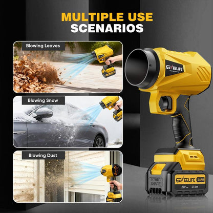 GEVEELIFE Turbo Jet Blower 200W Cordless Leaf Blower