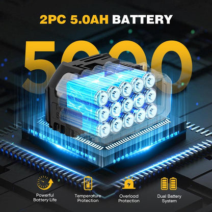 GEVEELIFE Turbo Jet Blower 200W Cordless Leaf Blower