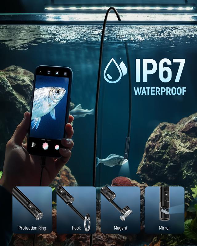 KAIWEETS Endoscope Borescope Camera