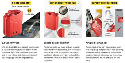 VEVOR Portable Steel Fuel Storage Solution