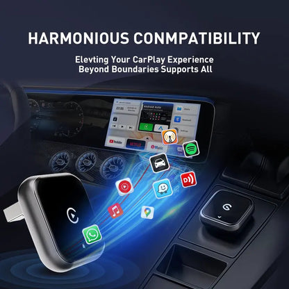 Wireless CarPlay · Faster · Lag-Free